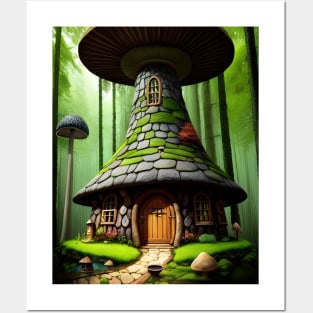 Mushroom House 05 Posters and Art